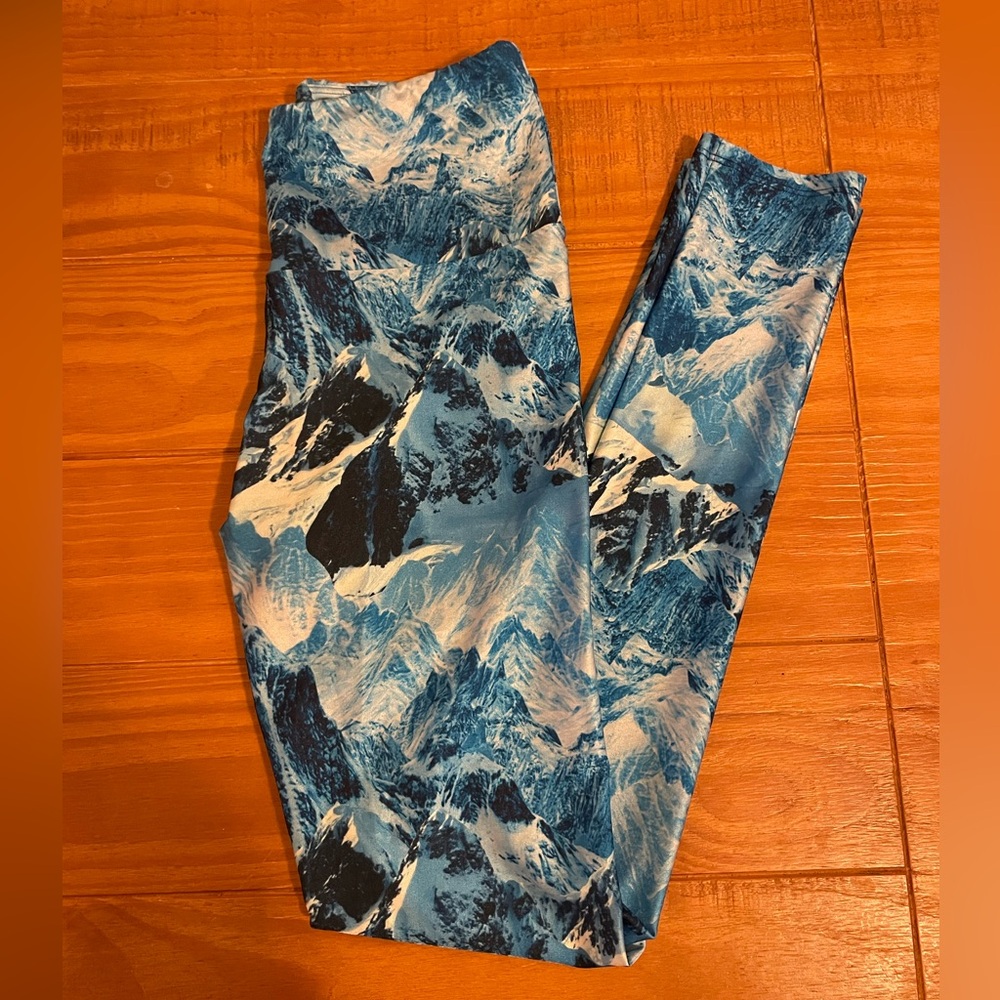 Unique mountain peak pattern Goldsheep leggings